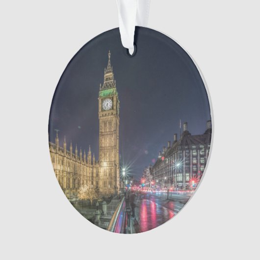 Monuments | Big Ben at Night Ornament (voorkant)