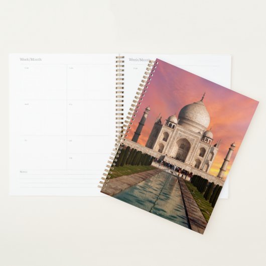 Monuments | Colorful View of the Taj Mahal Planner (Display)