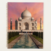 Monuments | Colorful View of the Taj Mahal Planner (Voorkant)