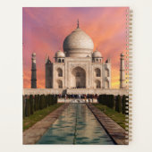 Monuments | Colorful View of the Taj Mahal Planner (Achterkant)