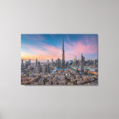 Monuments | Dubai Cityscape Canvas Afdruk (Voorkant)