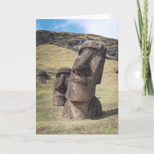 Monuments | Easter Island, Chile Kaart (Voorkant)