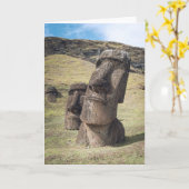 Monuments | Easter Island, Chile Kaart (Gele Bloem)