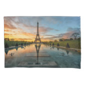 Monuments | Eiffel Tower Sunrise Kussensloop (Voorkant)