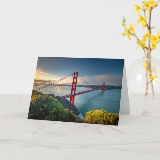 Monuments | Golden Gate San Francisco Kaart (Gele Bloem)