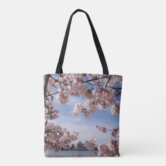 Monuments | Jefferson Memorial Cherry Blossoms Tote Bag (Achterkant)