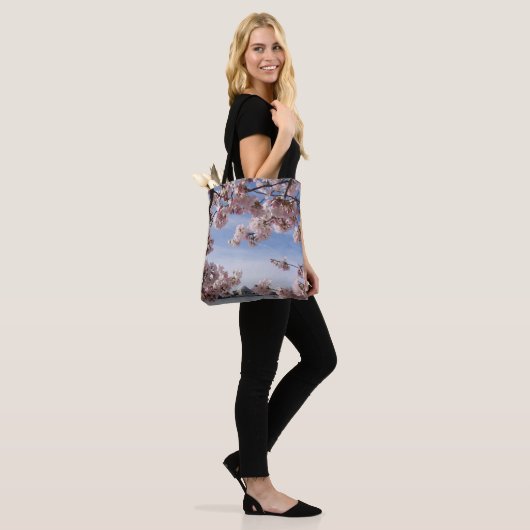 Monuments | Jefferson Memorial Cherry Blossoms Tote Bag (Op model)