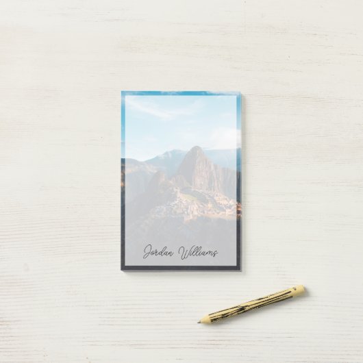 Monuments | Machu Picchu, Peru Post-it® Notes (Op bureau)