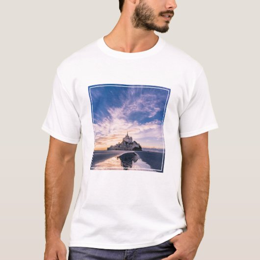 Monuments | Mont Saint-Michel, Normandy France T-shirt (Voorkant)