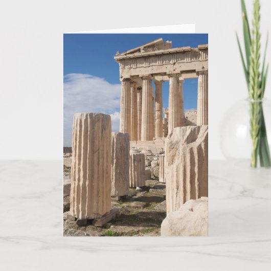 Monuments | Parthenon Acropolis Athens Greece Kaart (Voorkant)