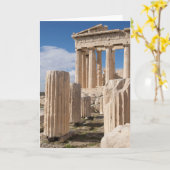 Monuments | Parthenon Acropolis Athens Greece Kaart (Gele Bloem)