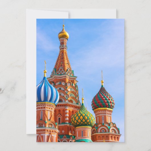 Monuments | St. Basil's Cathedral, Moscow Bedankkaart (Voorkant)