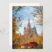 Monuments | St. Basil's Cathedral Moscow Bedankkaart (Voorkant / Achterkant)