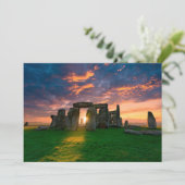 Monuments | Stonhenge, England Bedankkaart (Staand voorkant)