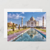 Monuments | Taj Mahal Sunrise Briefkaart (Voorkant / Achterkant)