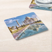 Monuments | Taj Mahal Sunrise Kartonnen Onderzetters (Schuin)
