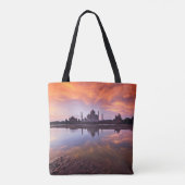 Monuments | Taj Mahal Sunset Tote Bag (Achterkant)