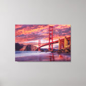 Monuments | The Golden Gate San Francisco, CA Canvas Afdruk (Voorkant)