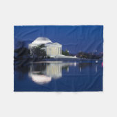 Monuments | The Jefferson Memorial Fleece Deken (Voorkant (Horizontaal))