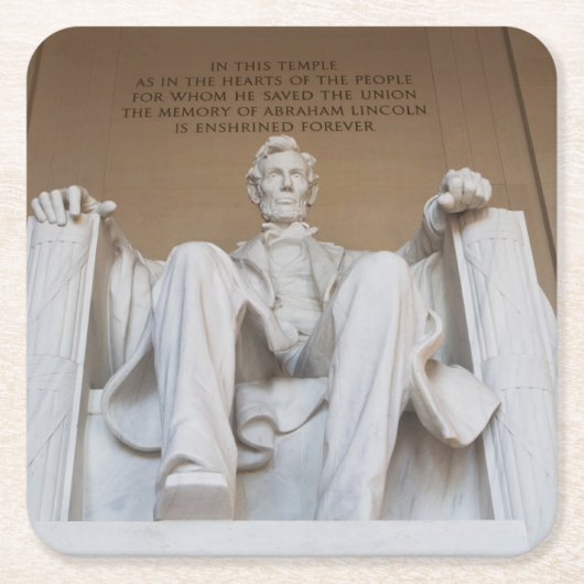 Monuments | The Lincoln Memorial Kartonnen Onderzetters (Voorkant)