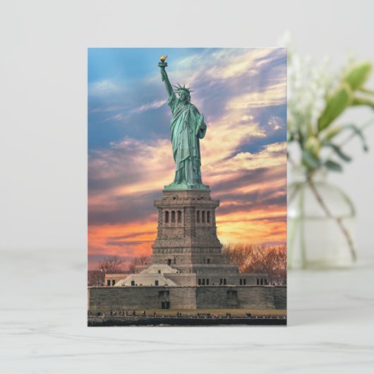 Monuments | The Statue of Liberty Bedankkaart (Staand voorkant)