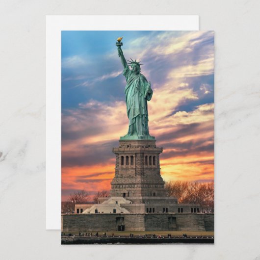 Monuments | The Statue of Liberty Bedankkaart (Voorkant / Achterkant)