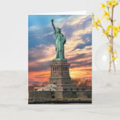 Monuments | The Statue of Liberty Kaart (Gele Bloem)