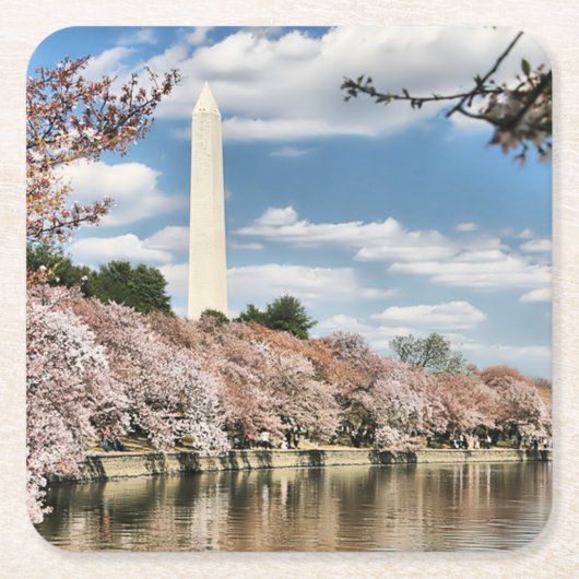 Monuments | Washington Memorial Kartonnen Onderzetters (Voorkant)