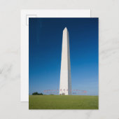 Monuments | Washington Monument with Flags Briefkaart (Voorkant / Achterkant)
