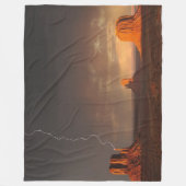 MONUMENTVALLEI FLEECE DEKEN (Voorkant)