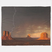 MONUMENTVALLEI FLEECE DEKEN (Voorkant (Horizontaal))