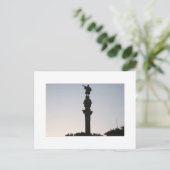 Monumtento a Colón, Barcelona Briefkaart (Staand voorkant)