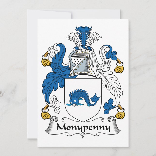 Monypenny Family Crest (Voorkant)
