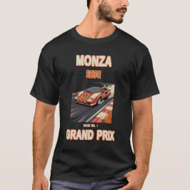 Monza 1974 Vintage Grand Prix Racing Poster T-shirt