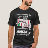 Monza Boarding Pass Monza Girl Monza T-shirt (Voorkant)