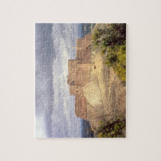 Monzon Castle, waar Koning James zijn kindertijd d Legpuzzel (Verticaal)