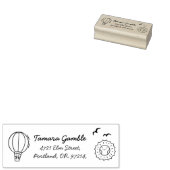 Moo adres voor terugzending voor kinderen rubberstempel (Gestempeld)