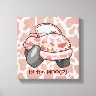 Moo Auto Canvas Afdruk