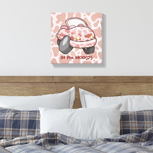 Moo Auto Canvas Afdruk (Insitu (Slaapkamer))