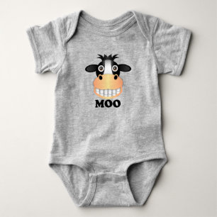 Moo - Baby Jersey Bodysuit