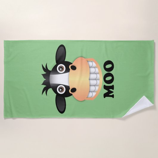 Moo - Badhanddoek (Voorkant)