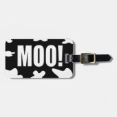 Moo! Bagagelabel (Voorkant horizontaal)