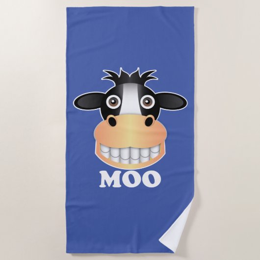 Moo - Beach Towel Strandlaken (Voorkant)