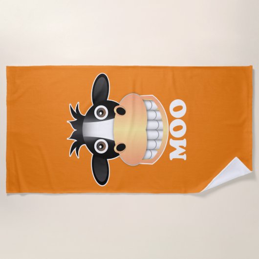 Moo - Beach Towel Strandlaken (Voorkant)