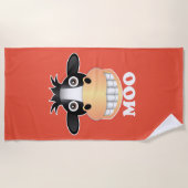 Moo - Beach Towel Strandlaken (Voorkant)