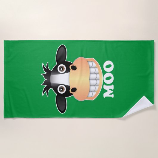 Moo - Beach Towel Strandlaken (Voorkant)