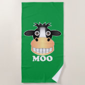 Moo - Beach Towel Strandlaken (Voorkant)