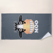 Moo - Beach Towel Strandlaken (Voorkant)