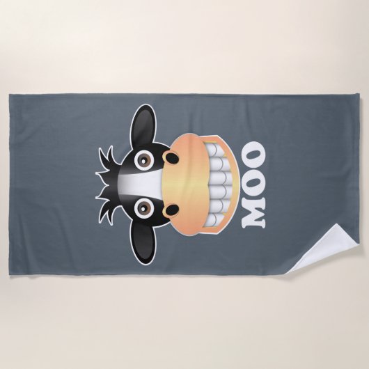 Moo - Beach Towel Strandlaken (Voorkant)