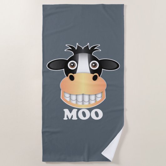 Moo - Beach Towel Strandlaken (Voorkant)